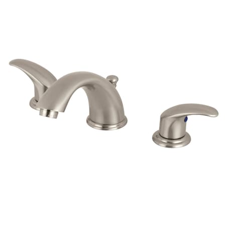 Kingston Brass KB968LL Widespread Bathroom Faucet, Brushed Nickel KB968LL